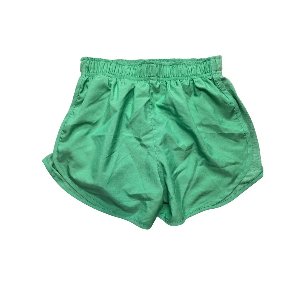 Nike‎ Tempo Dri-FIT Running Shorts Green Mesh Athletic Womens XS